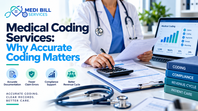 Medical coding services and accurate medical billing documentation by Medi Bill Services